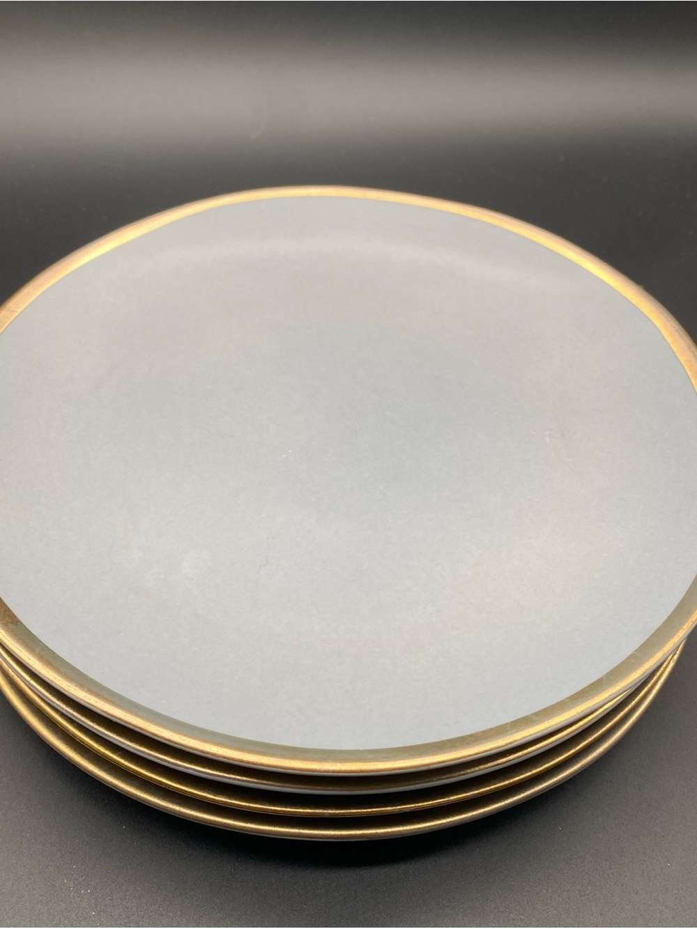 Crate and Barrel Salad Luncheon plates set of 4 - Picture 2 of 10